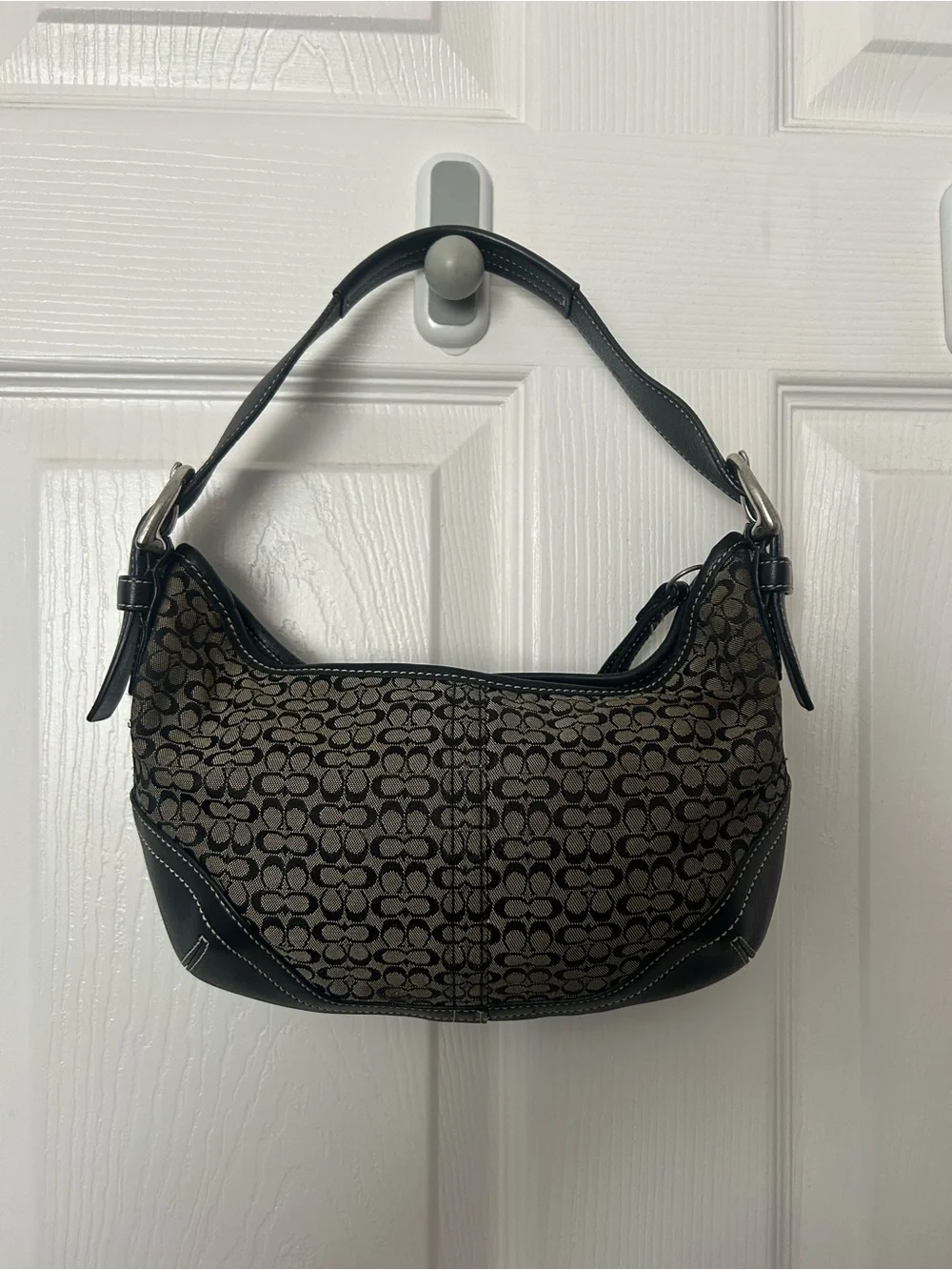 VINTAGE Y2K Coach Signature SoHo Mini Hobo Bag #6351